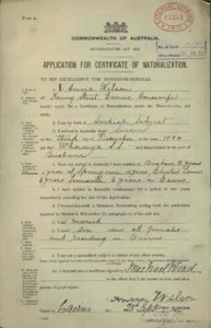 Application for Certificate of Naturalisation