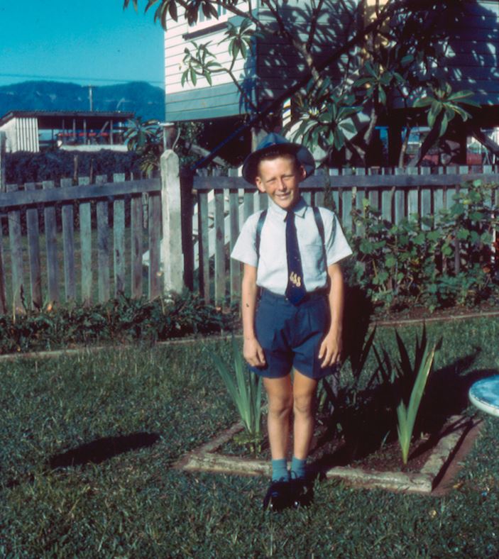 Robert Wood starts new school term in 1961.