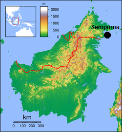 Semprona, on the island of Borneo.