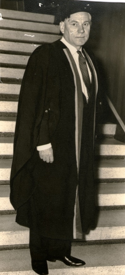 Stafford's graduation photograph