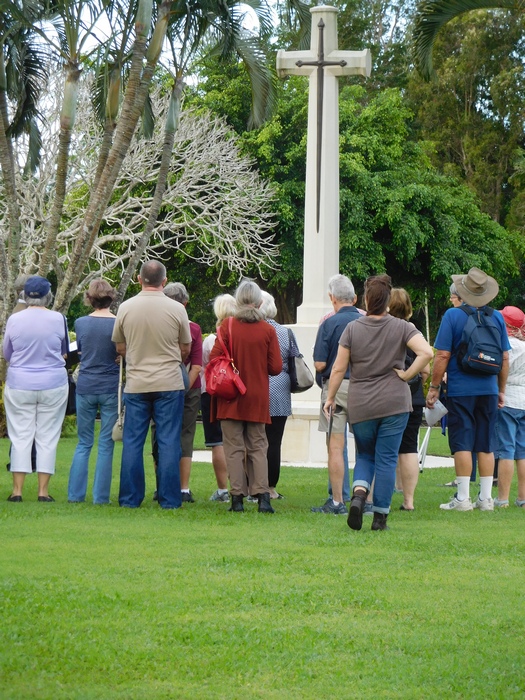 At the Cross of Sacrifice, Cairns War Cemetery