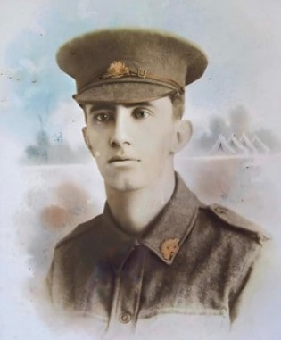 Private Arnold Carr - Photo Courtesy Virtual War Memorial