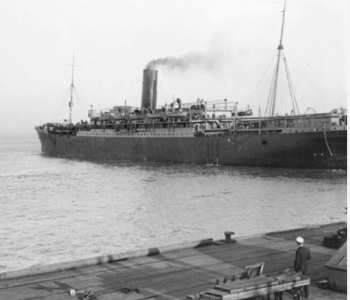 HMAT Euripides in Melbourne 11 Sep 1916